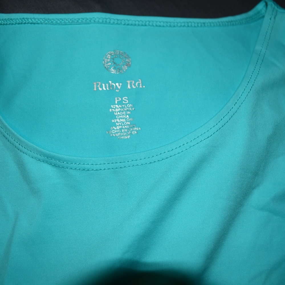 Ruby Rd Turqoise Camisole - Picture 2 of 3